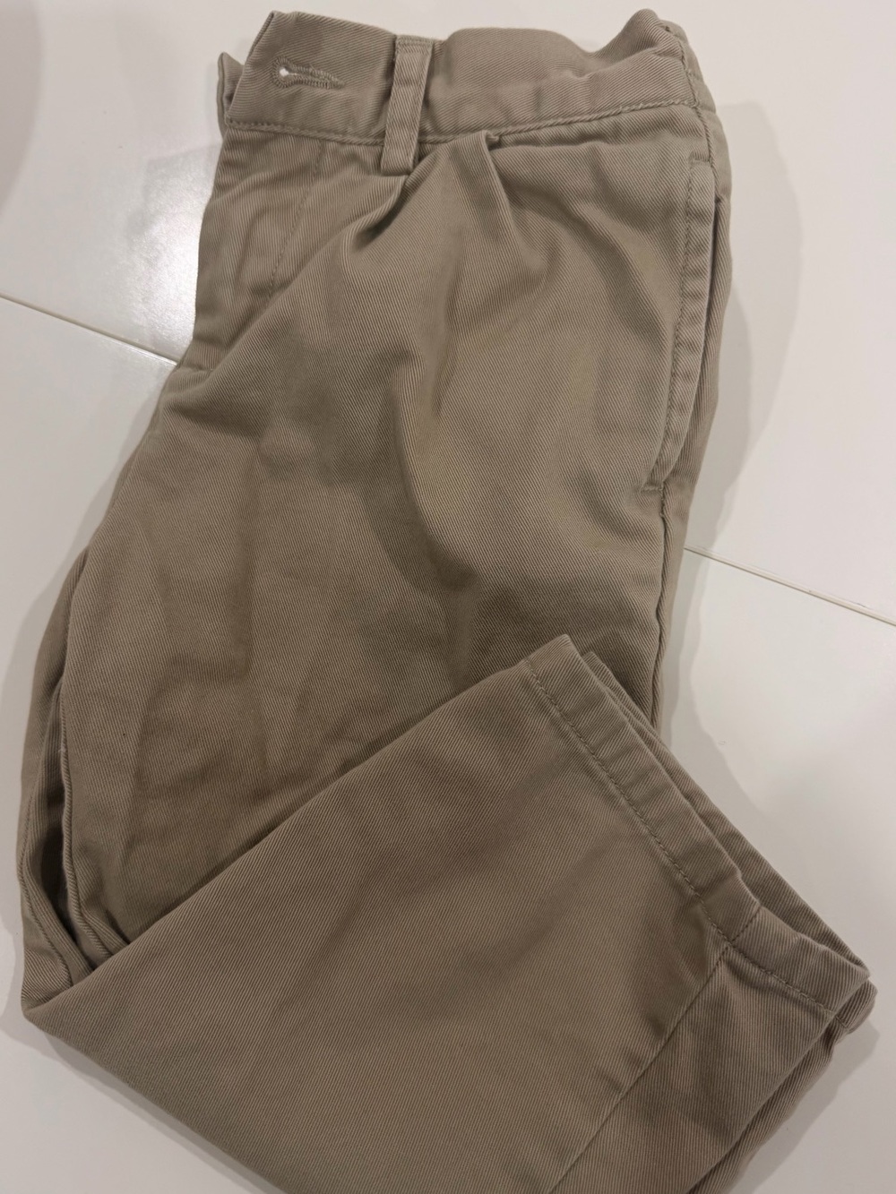 Ralph Lauren Boys Khaki/Taupe Dress Chinos